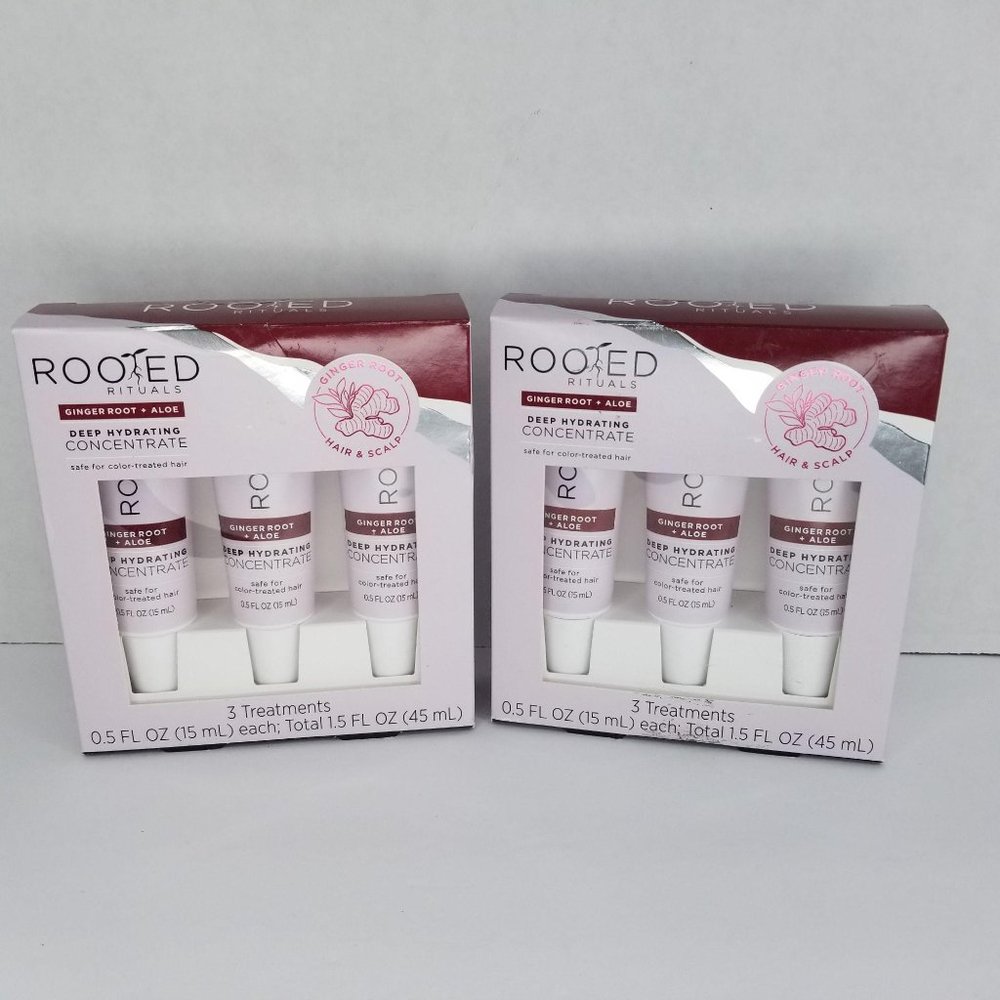 Rooted Rituals Deep Hydrating Hair Treatment 2 lot